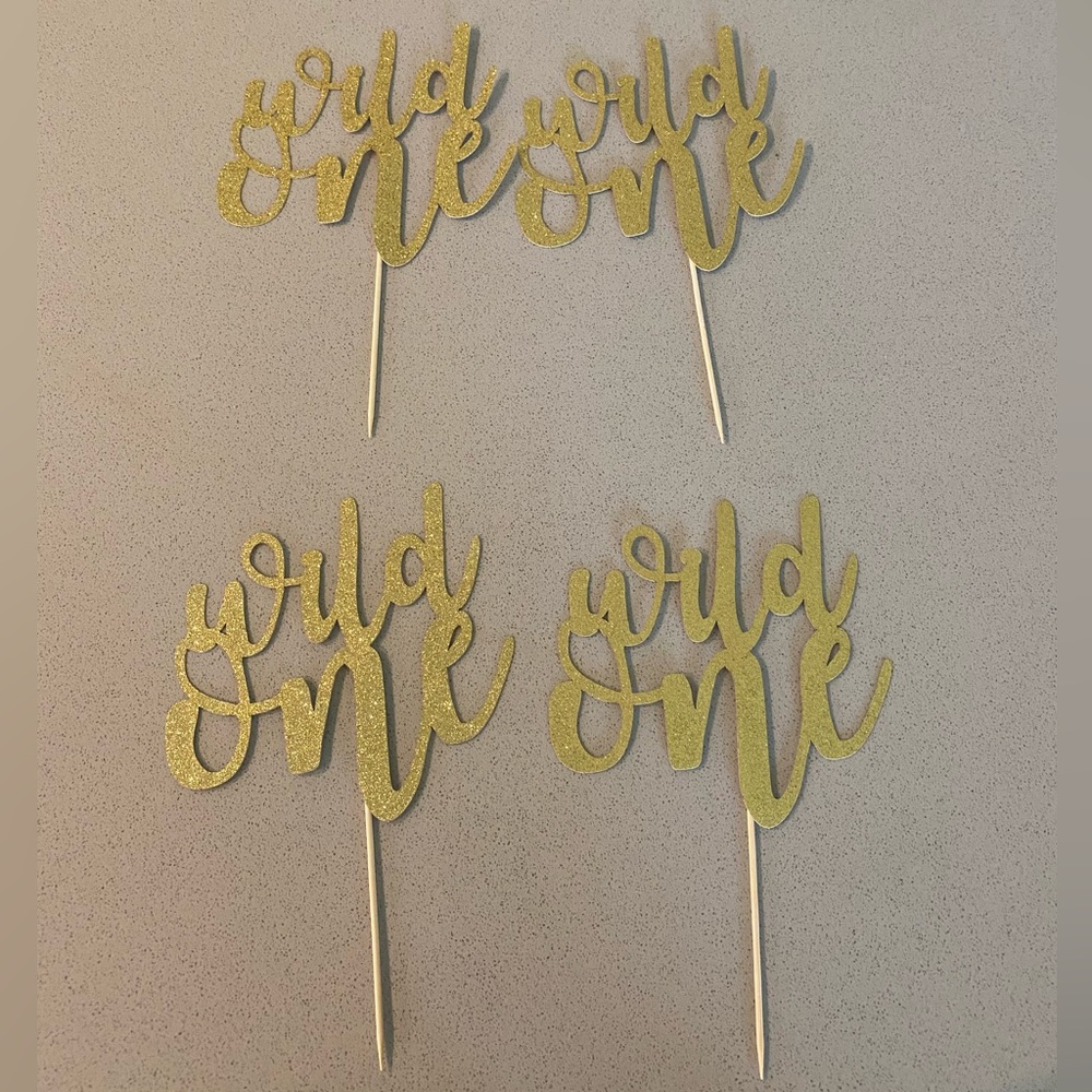 Wild One Cake Toppers/Decor